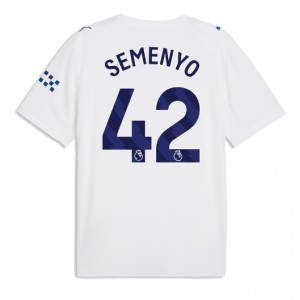 Manchester City Antoine Semenyo #42 Jalkapallovaatteet Kolmaspaita 2026-27 Lyhythihainen